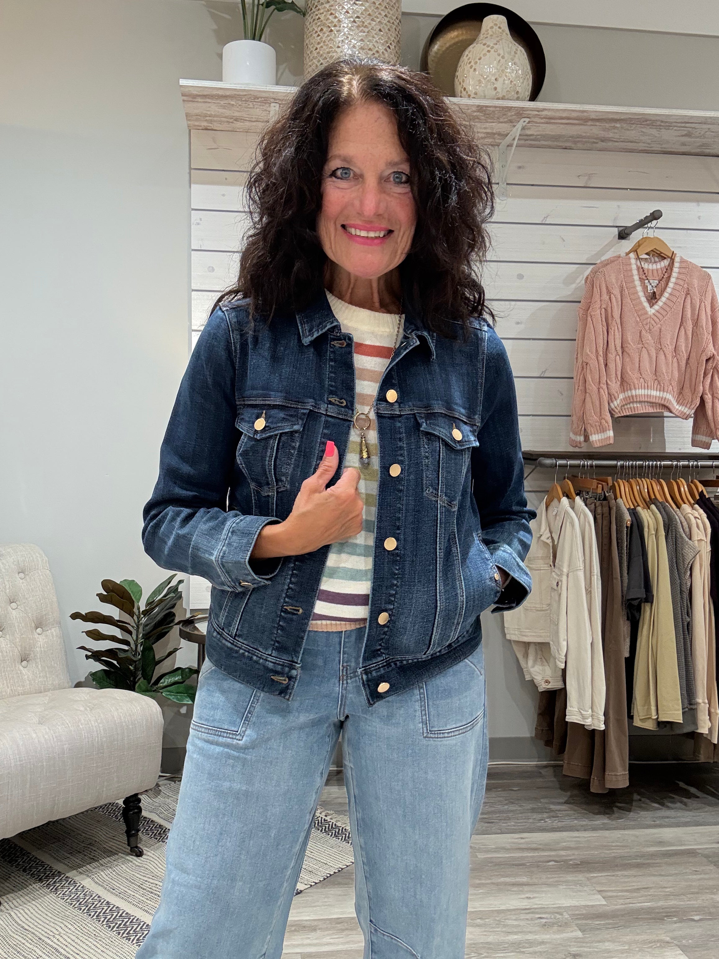 Multi Striped Light Pullover Sweater