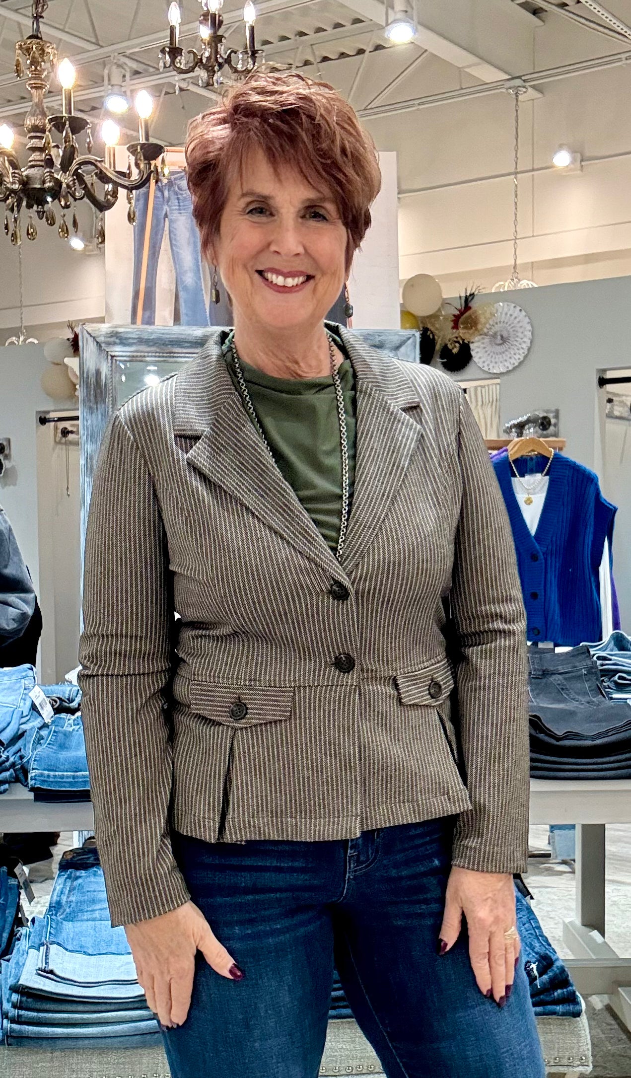 Peplum Blazer Jacket