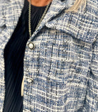 Button Front Boxy Shacket