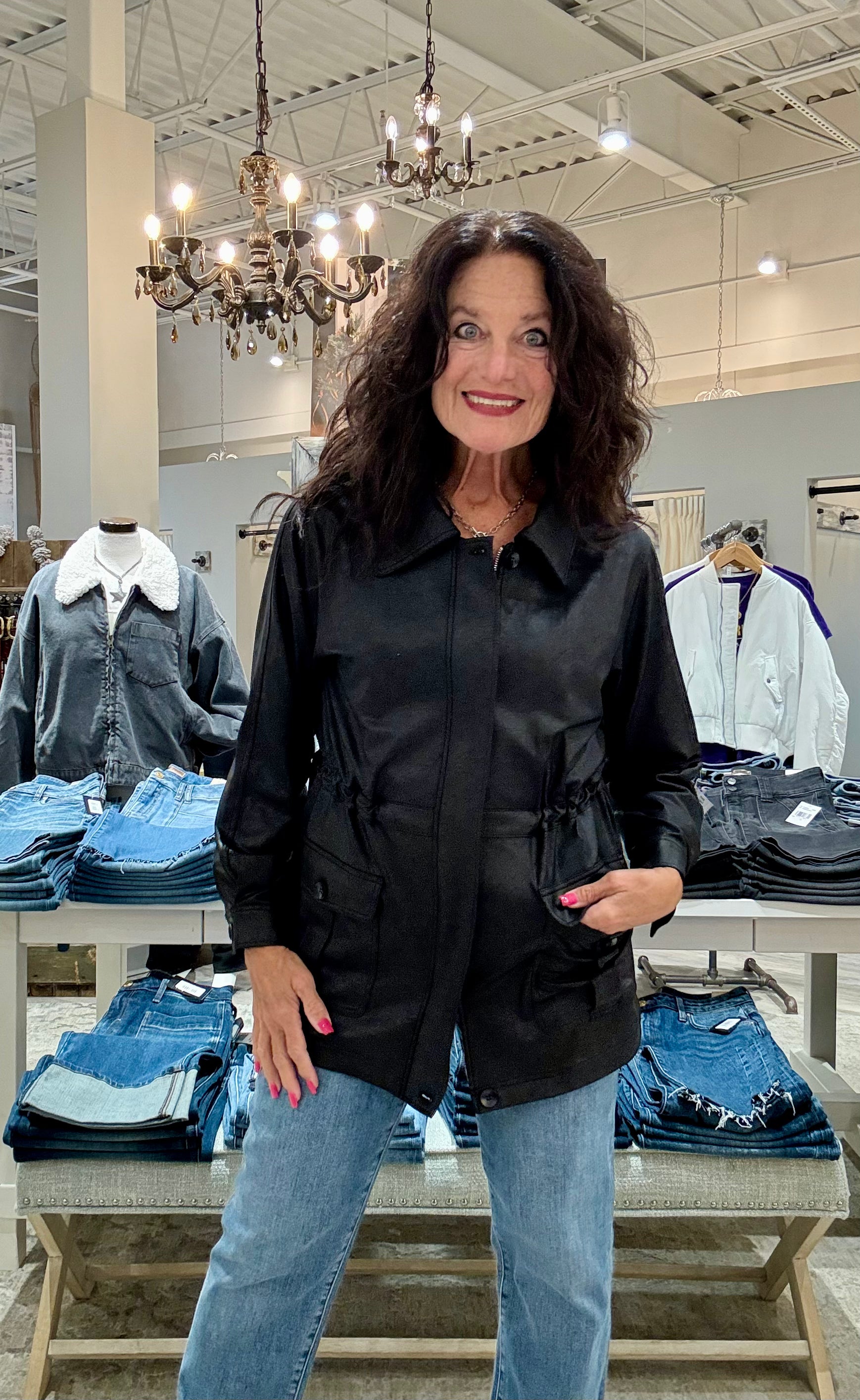 Longer Liquid Leather Jacket