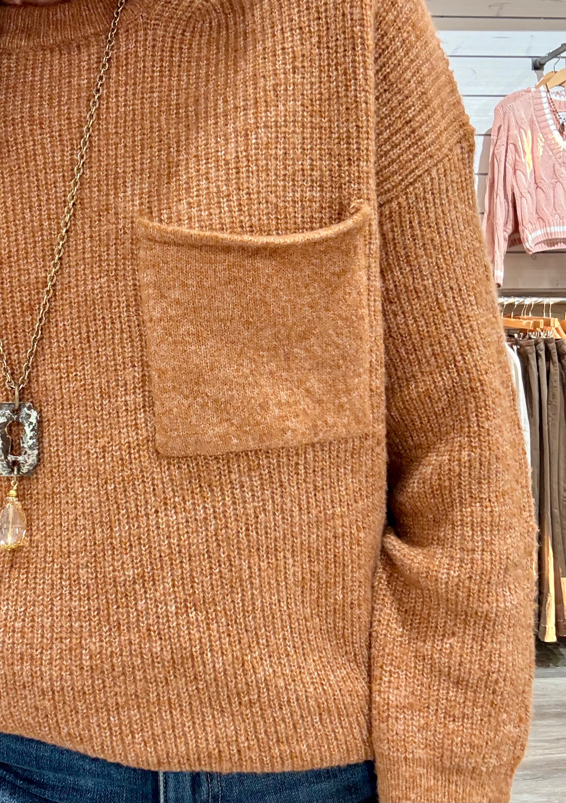 Oversized Solid Pullover Sweater