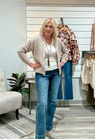 Kelsey High Rise Ankle Flare with Wide Hem Denim