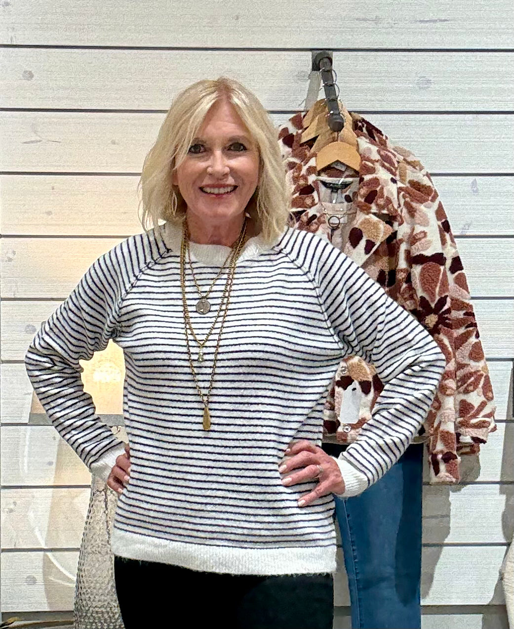 Striped Pullover Sweater