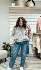 ASHLEY HIGH RISE SLOUCHY BARREL WITH SIDE INSETS