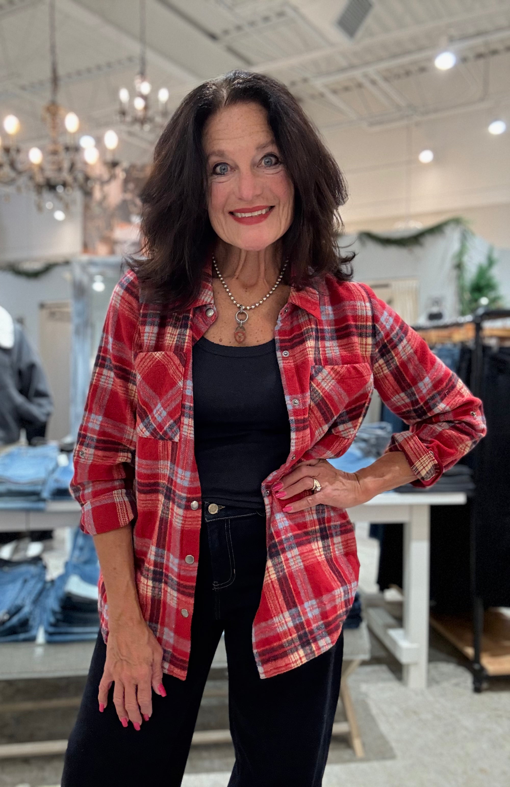 Plaid Shirt Jacket