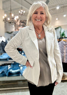 V-Neck Sleeveless Silk Tank- fango