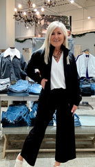 Sleeveless V-Neck Tank- white