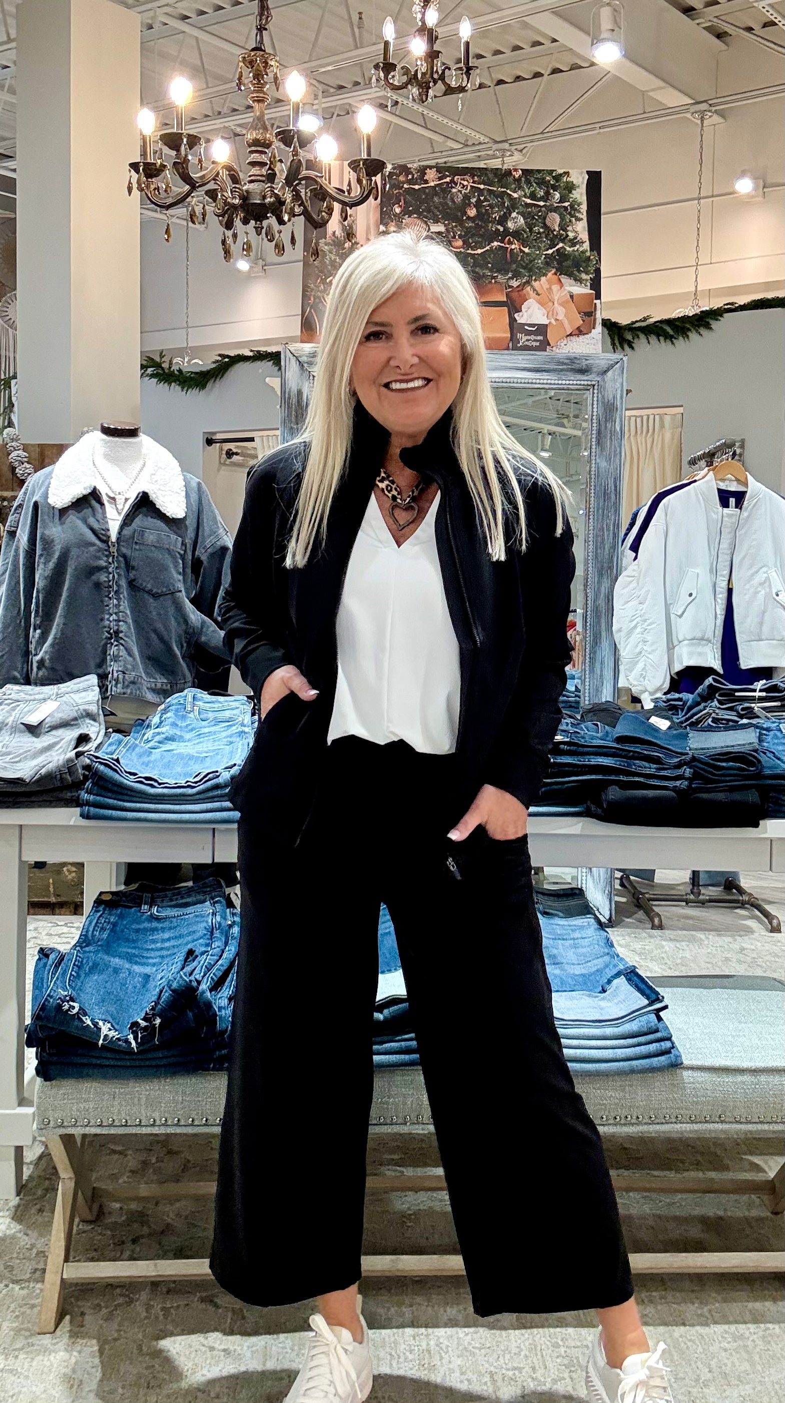 Crop Wide Leg Tech Pant