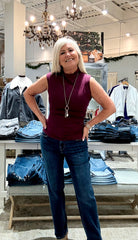 Sleeveless Gathered Top