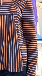 Long Sleeve Square Neck Knit Top