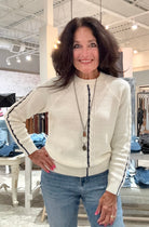 Long Sleeve Crew Neck Raglan Sweater