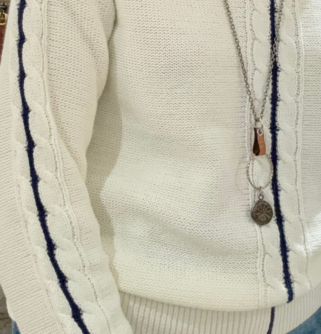 Long Sleeve Crew Neck Raglan Sweater