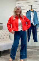 Soft Tailored Crop Jacke