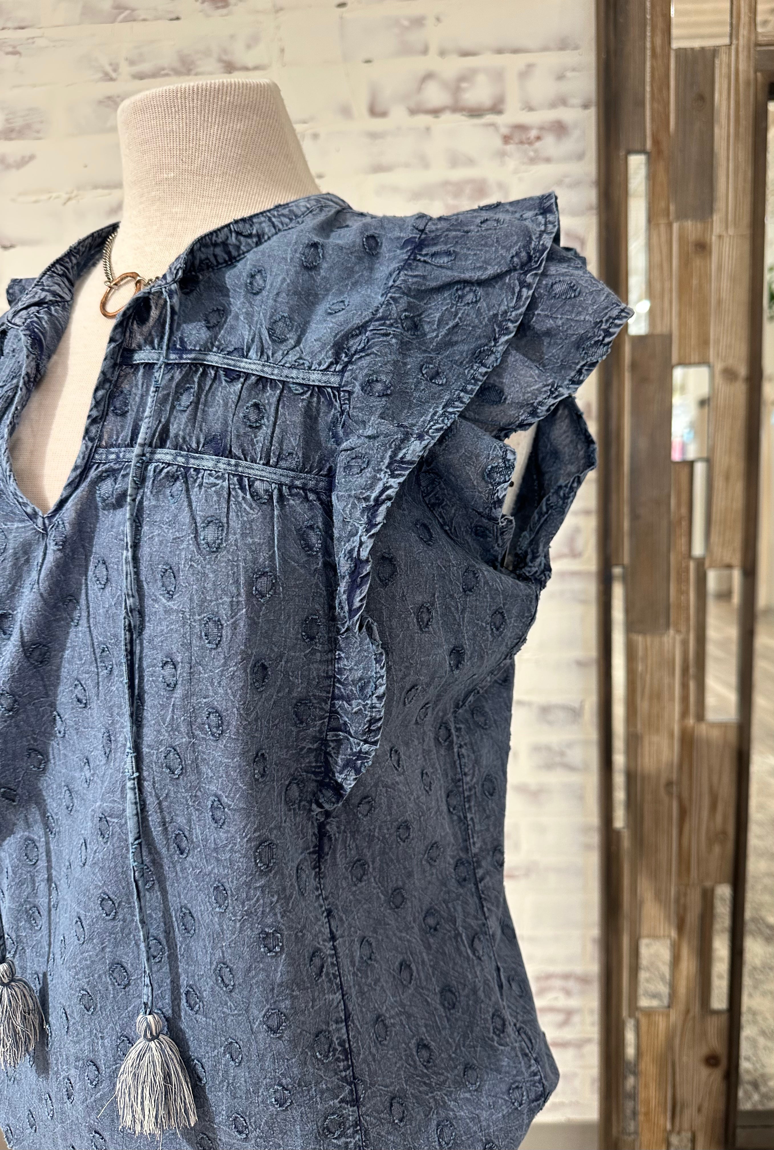 Frill Sleeve Top- side