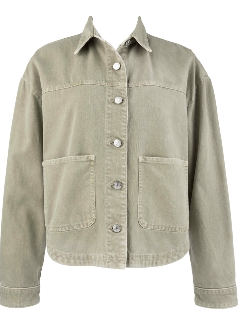 Ellie Denim Jacket with Patch Pockets