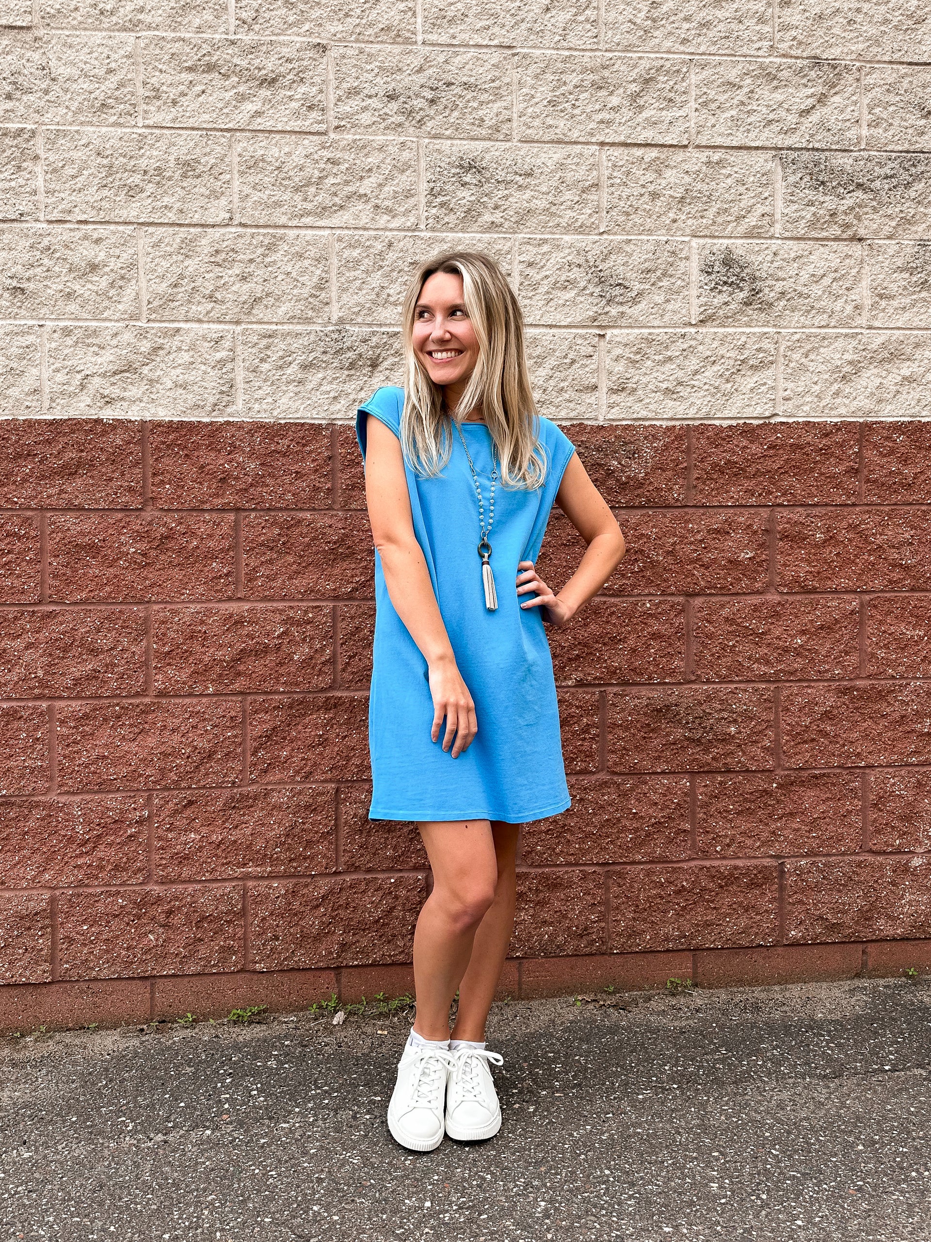boutique t shirt dress Pretty Stroll T-Shirt Dress In Black