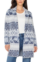 Long Sleeve Open Front Sweater Coat