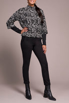 Long Sleeve mock Neck Top Combo