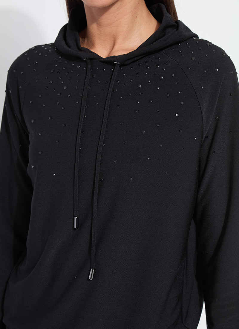 Emiliana Studded Hoodie Sweatshirt