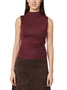 Sleeveless Gathered Top