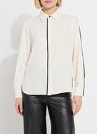 Lysse Luna Blouse with Pleated Sleeves