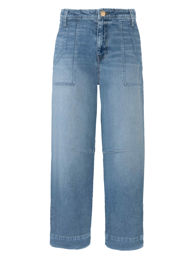 Ashton Wide Leg Barrel Denim