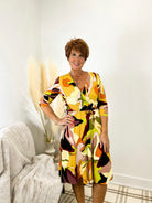 Mainstream Boutique Stillwater Groovy Wrap Dress