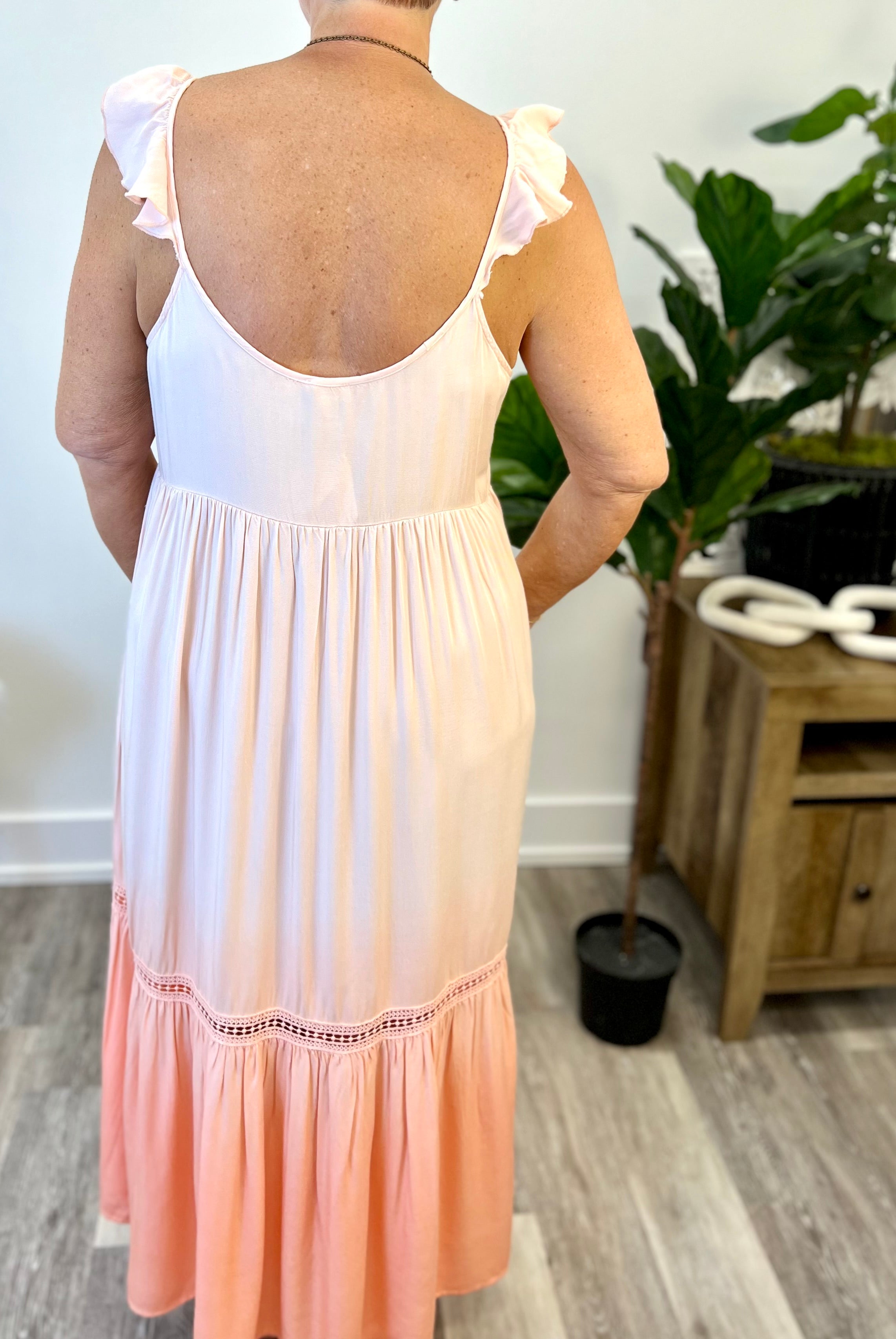 Mainstream Boutique Stillwater Dip Dyed Cami Dress