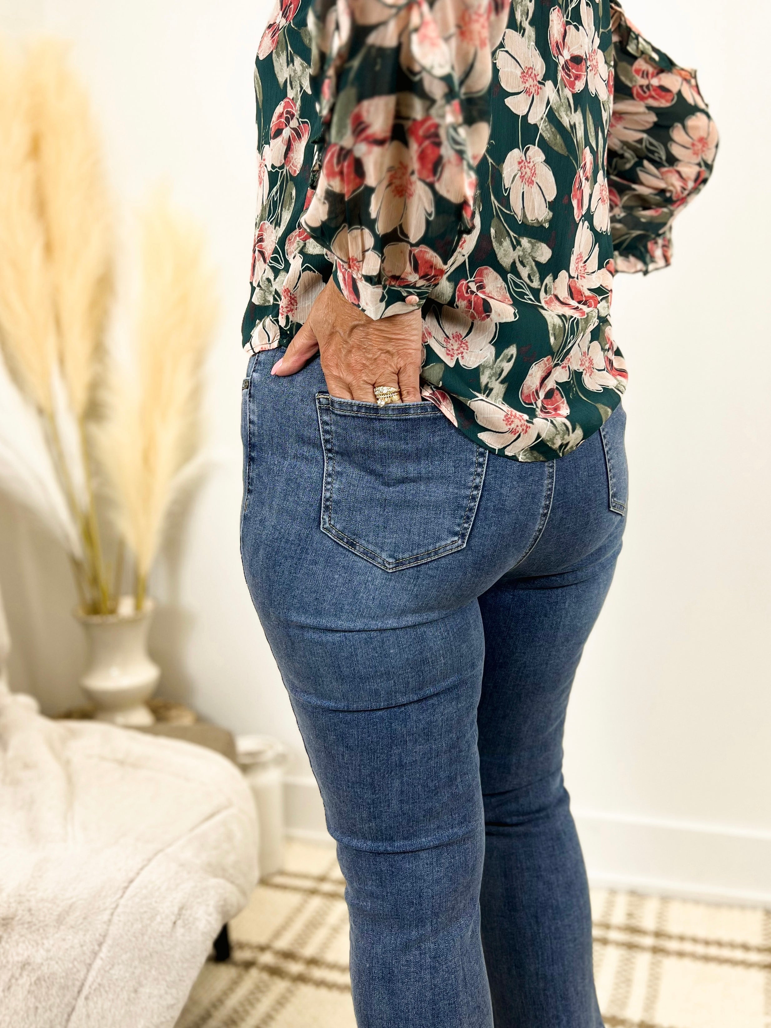 Mainstream Boutique Stillwater, Bootcut Denim with Fringe