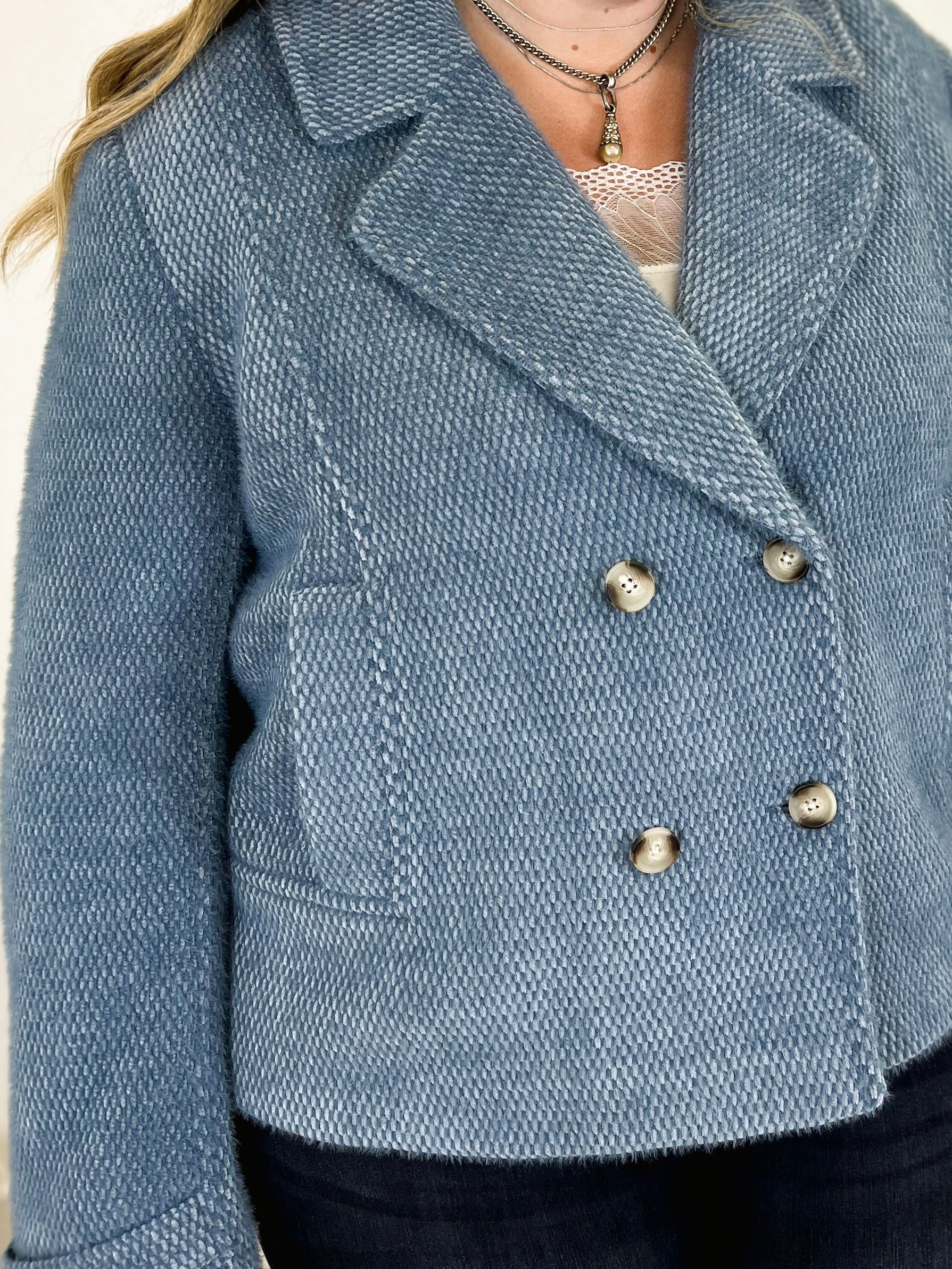 Mainstream Boutique Stillwater Double Breasted Lined Jacket