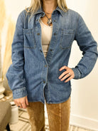 Mainstream Boutique Stillwater Women’s Denim Button Up