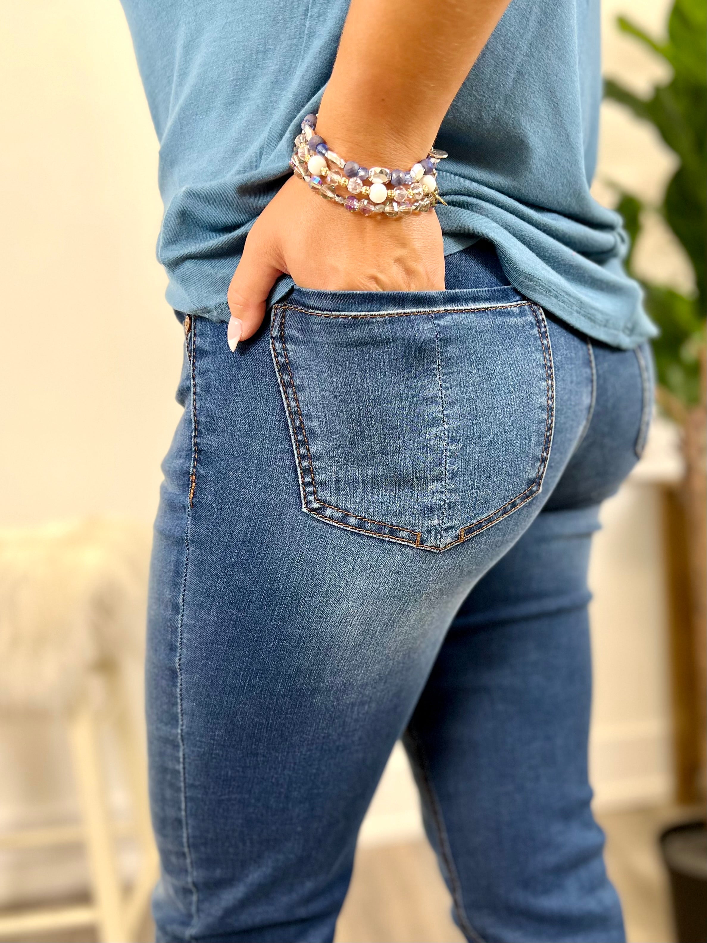 Mainstream Boutique Stillwater Itty Bitty Bootcut Denim