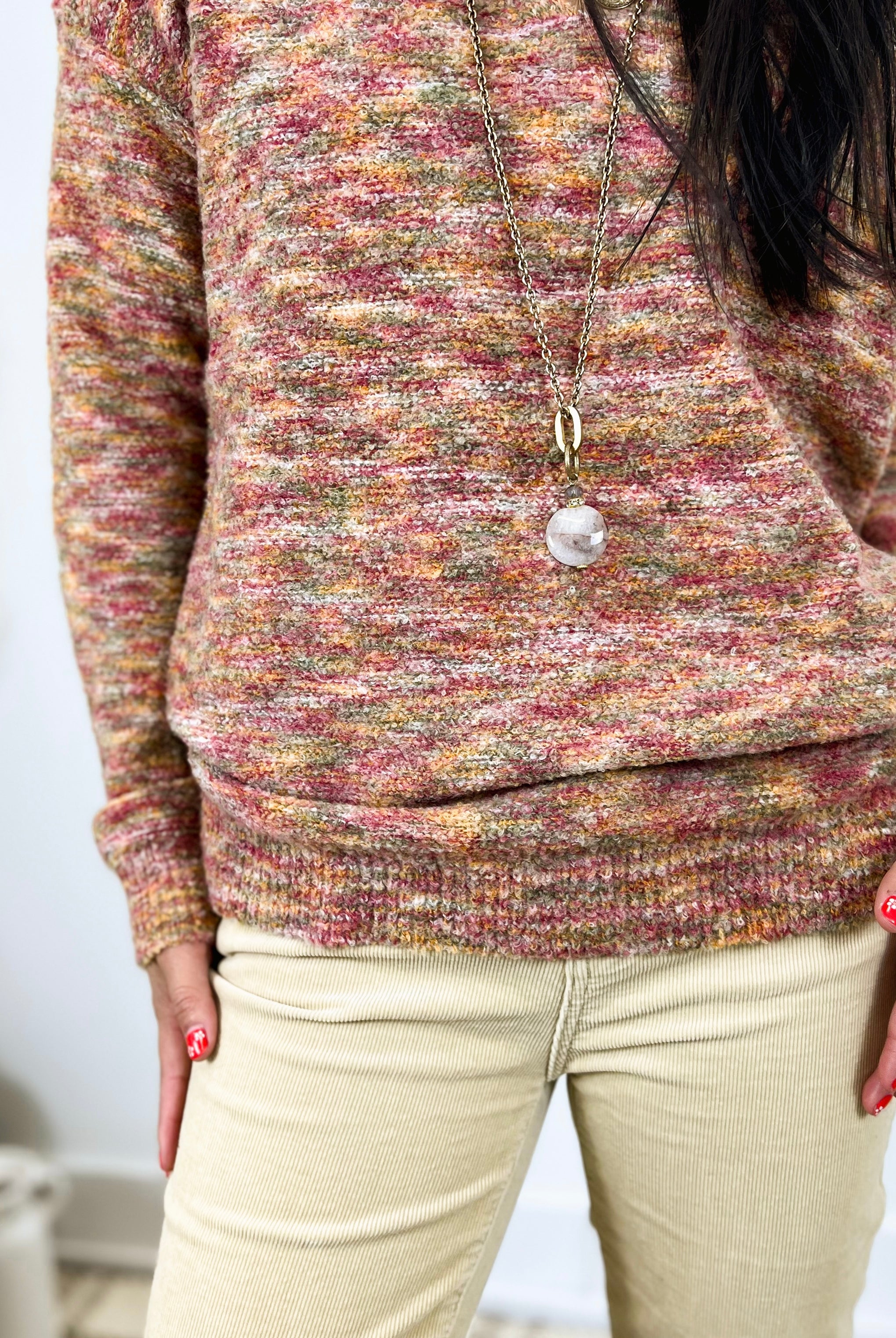 Mainstream Boutique Stillwater Women’s Mixed Yarn Cozy Sweater