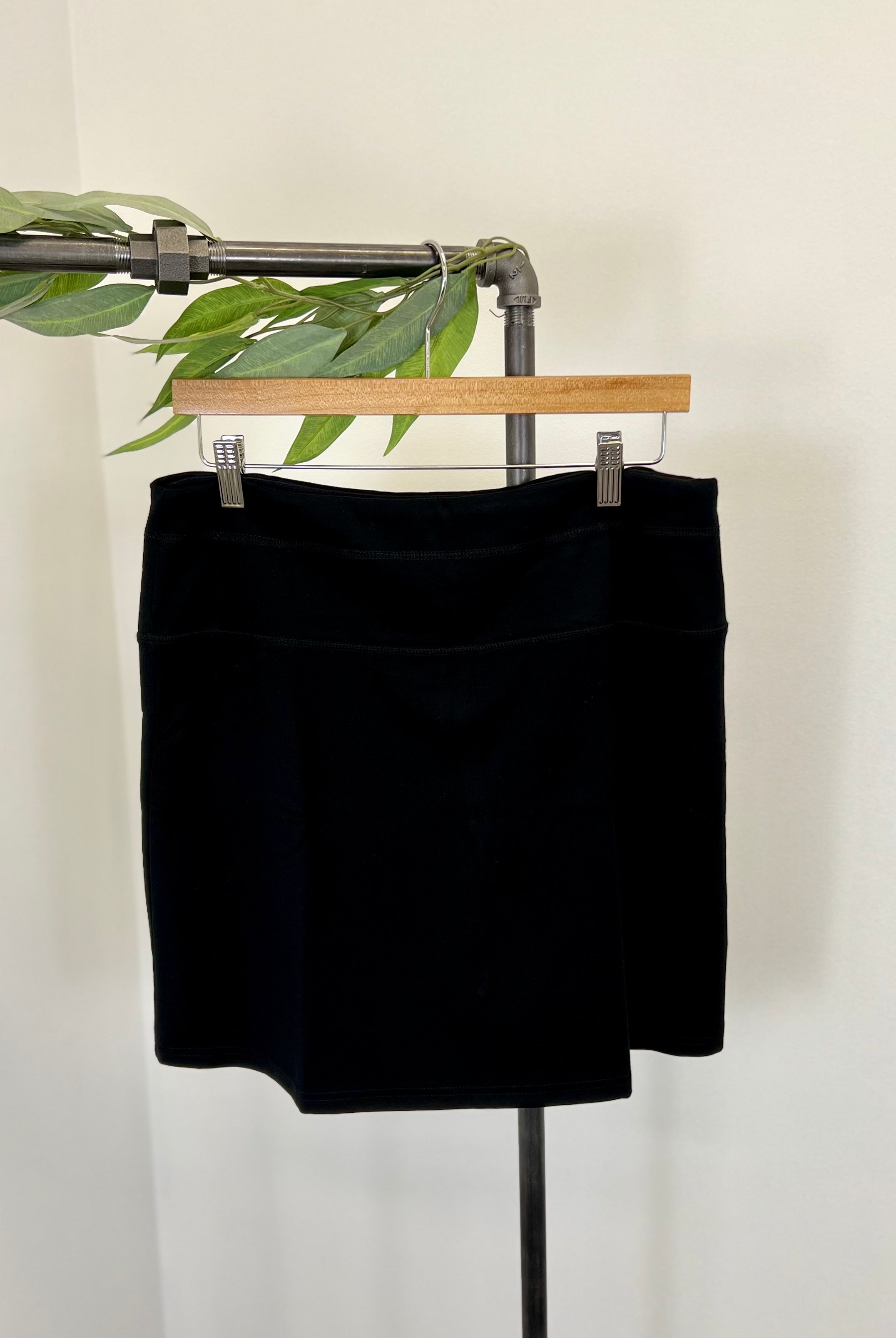 Mainstream Boutique Stillwater Knit Skort With Slit Pocket