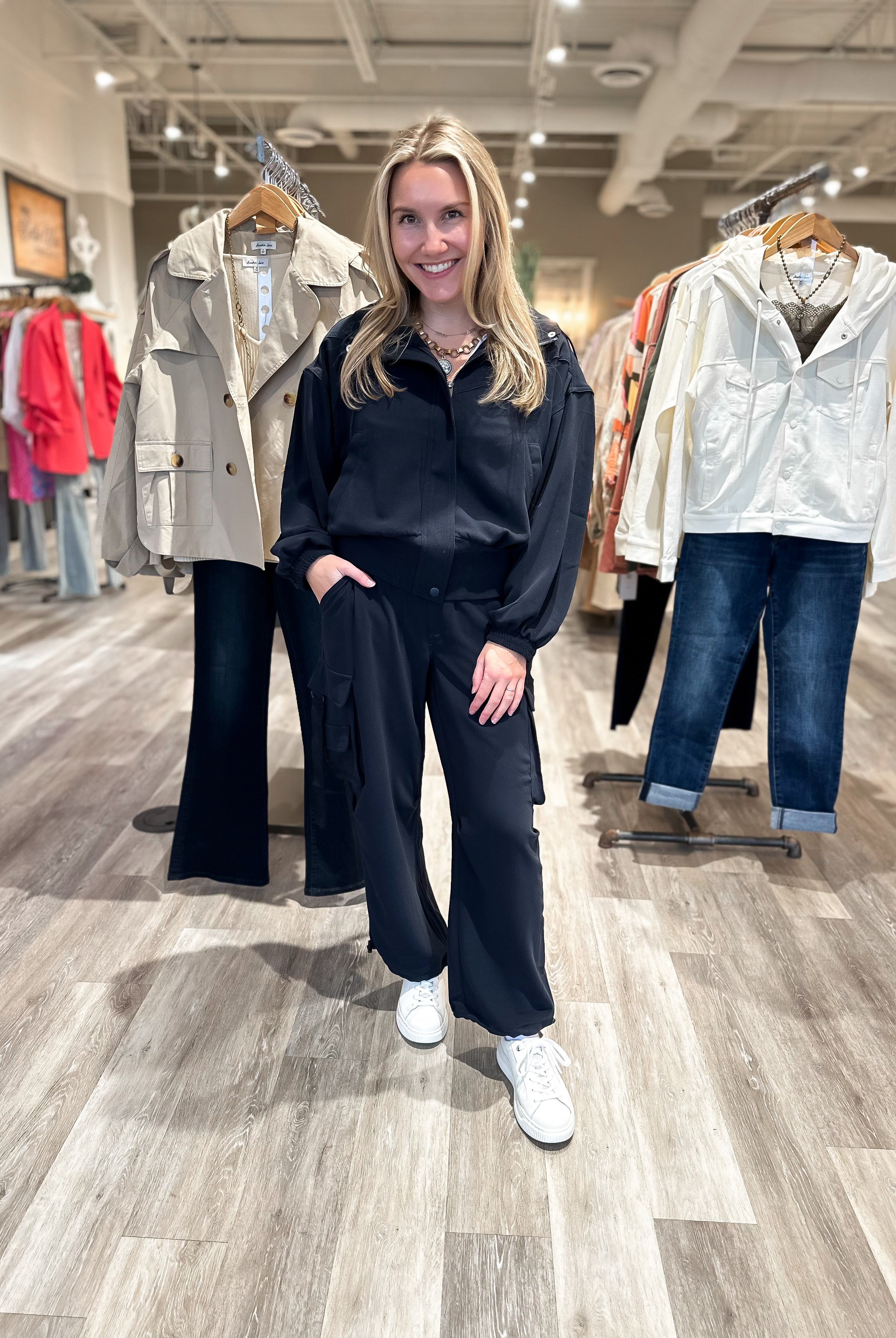 Mainstream Boutique Stillwater Women's Zip Lunar Blue Jacket