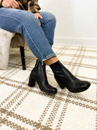 Mainstream Boutique Stillwater Leather Heeled Bootie