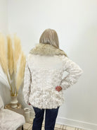 Mainstream Boutique Stillwater Faux Fur Glam Jacket