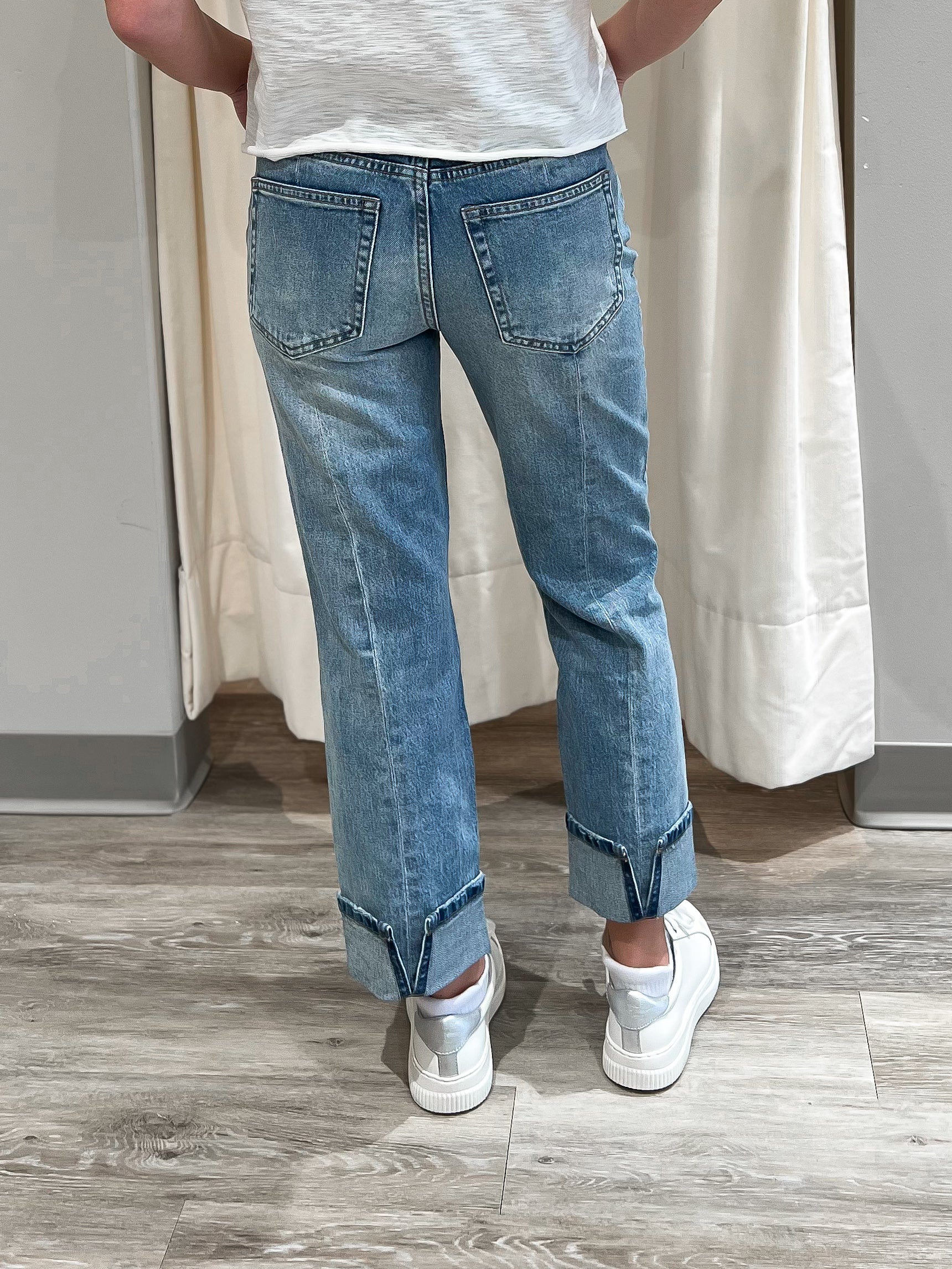 Mainstream Boutique Stillwater Marley Girlfriend with Back Seam Detail